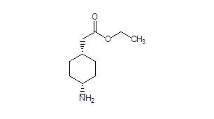 Ethyl cis-2-4-aminocyclohexylacetateHCl