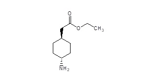 Ethyl trans-2-4-amino cyclohexyl acetate HCI