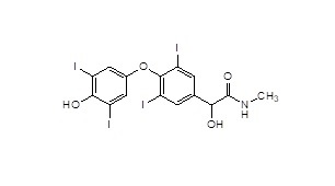 Levothyroxine 2-Hydroxy T4-Acetic acid-N-methyl amide