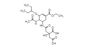 Oseltamivir Impurity Mixture (MW:486 Da)