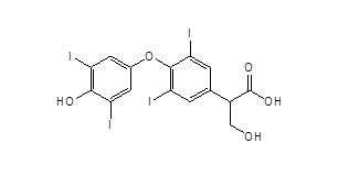 3-hydroxy-2-(4-(4-hydroxy-3, 5-diiodophenoxy)-3, 5-diiodophenyl) propanoic acid